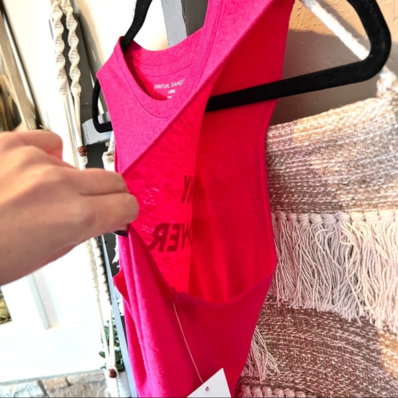 New Spiritual Gangster Love Is My Super Power Crop Tank #254 - Picture 4 of 5